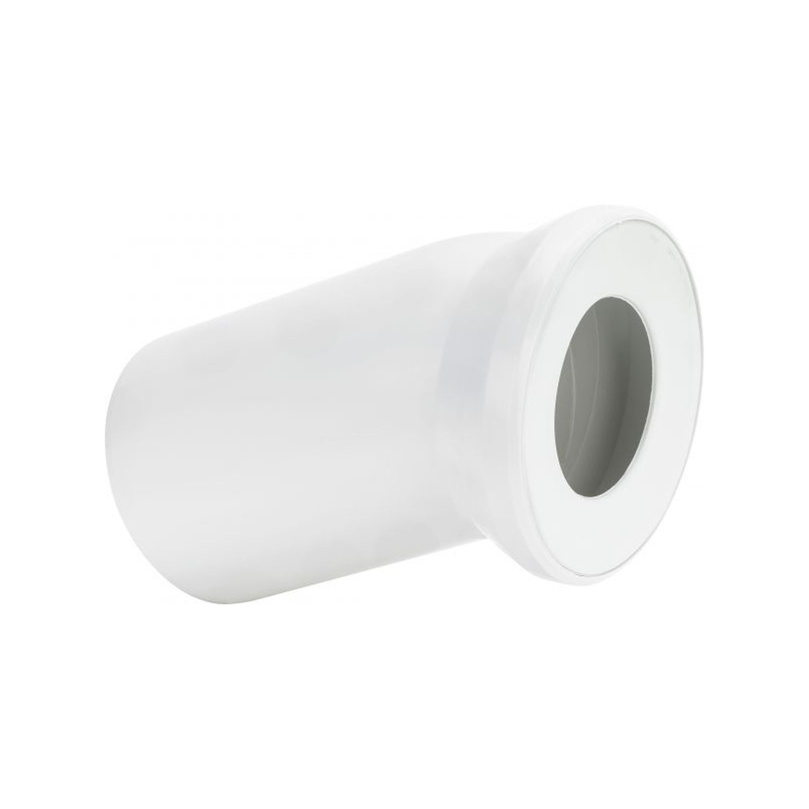 Viega Klosett-Anschlussbogen 3813 22 5 Grad DN100x360 mm Lippendichtung Kunststoff weiß 116484