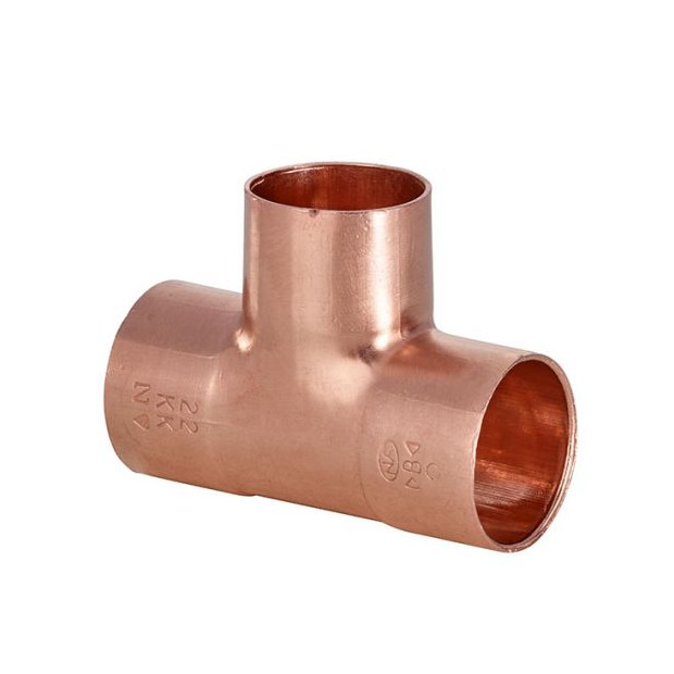 IBP B Serie5000 T-Stück 5130 12 mm Kupfer Innenlötende DVGW 5130 012012012