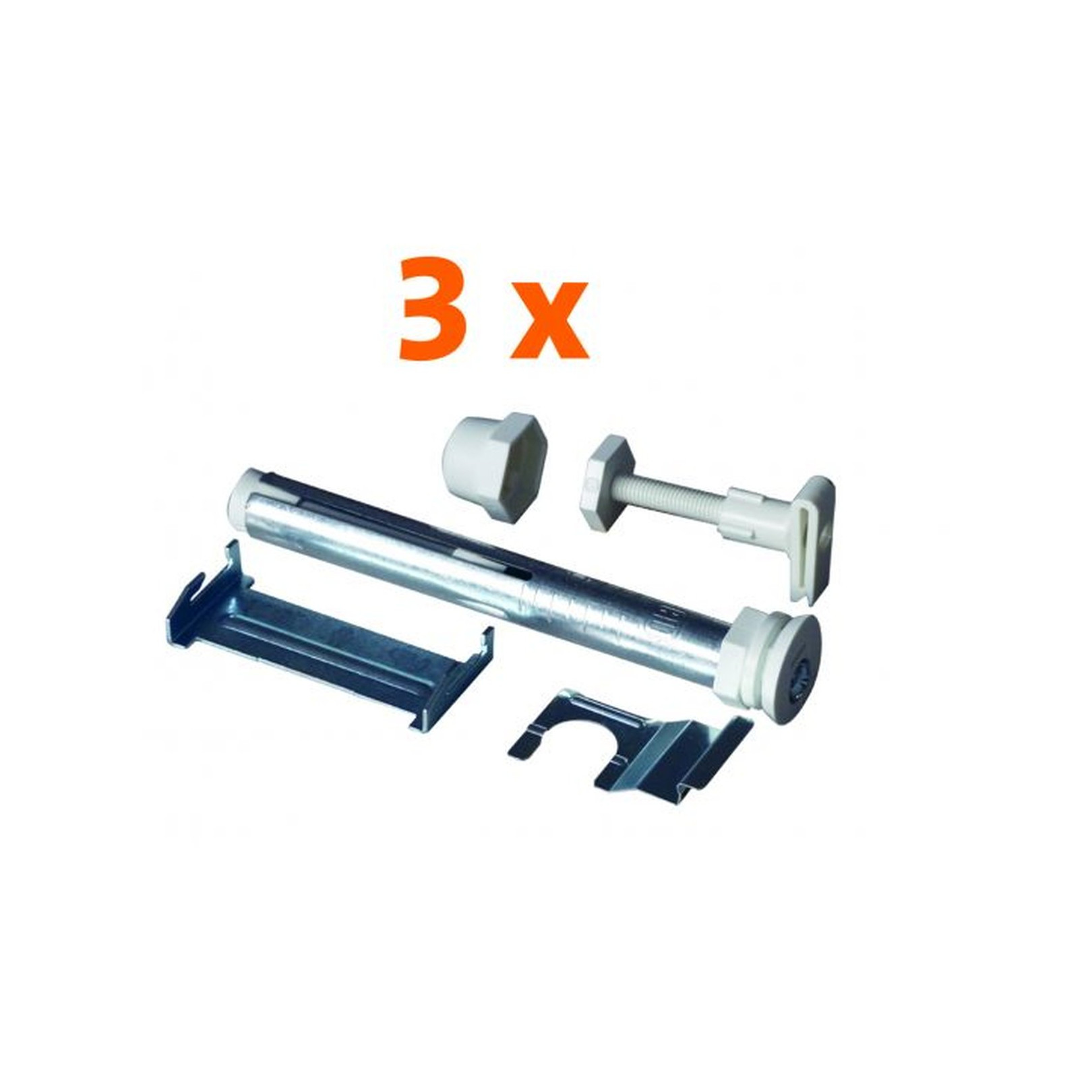 Purmo Bohrkonsolenset Laschen-Heizkörper 160mm 3er Aushebesicherung AZ03FT004000N83