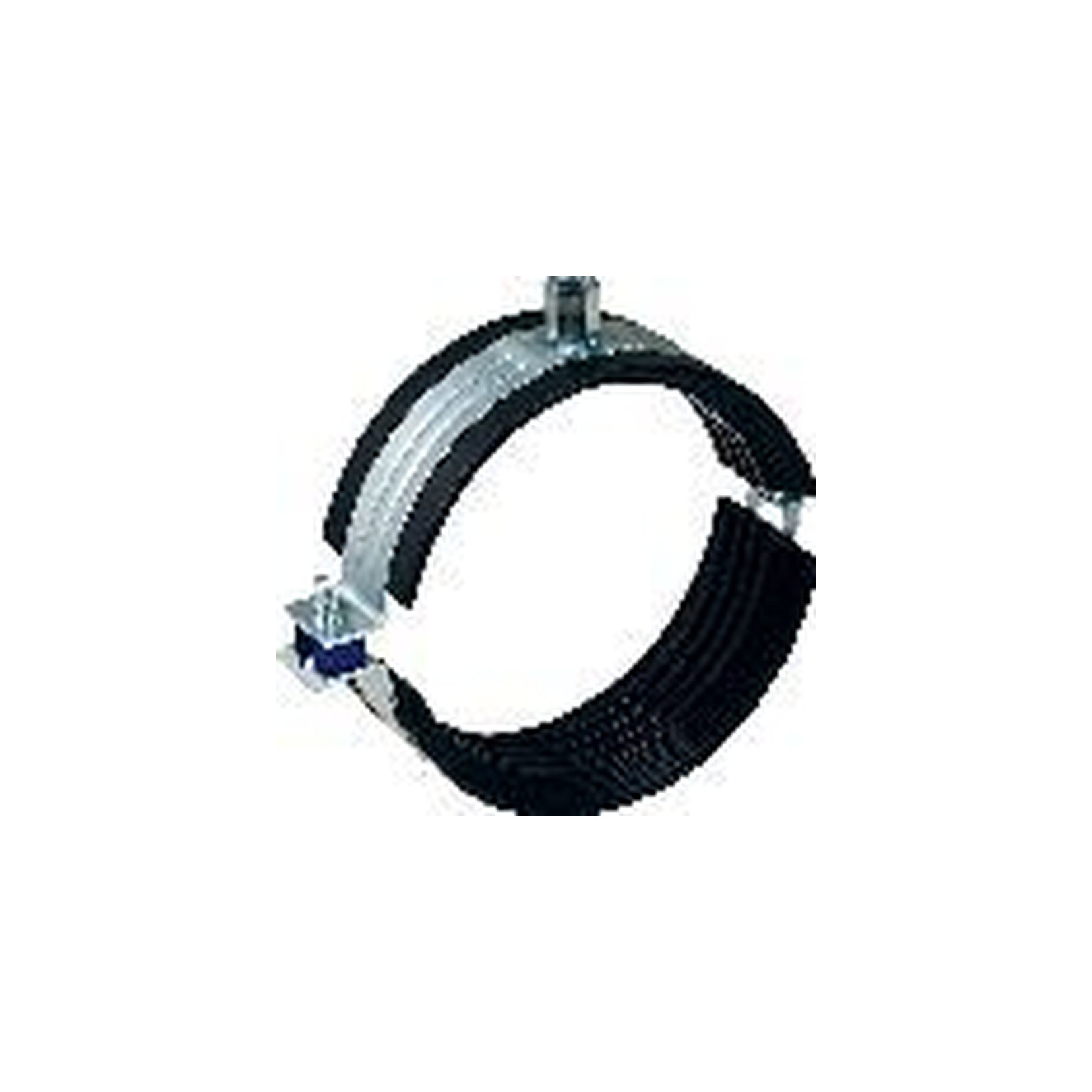 Geberit Rohrschelle d125 gedämmt Gewindemuffe M8 M10 verzinkt Stahl schalldämmend 393699261