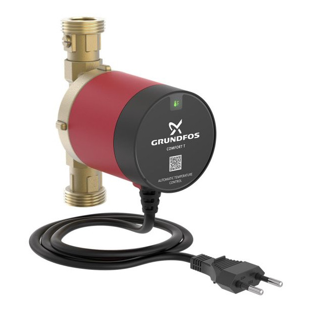 GRUNDFOS Zirkulationspumpe COMFORT 15-14 BX T DACH Hocheffizienz Trinkwasserpumpe Temperatursteuerung 93095533