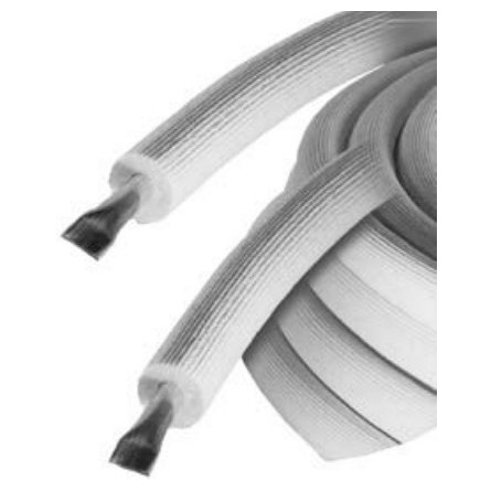 REFAIRCO Isoliertes CU-Rohr 1/4" x 0,8 mm Kältemittelleitung schwerentflammbar mit 9 mm Isolierung, 25m Ring 7017506