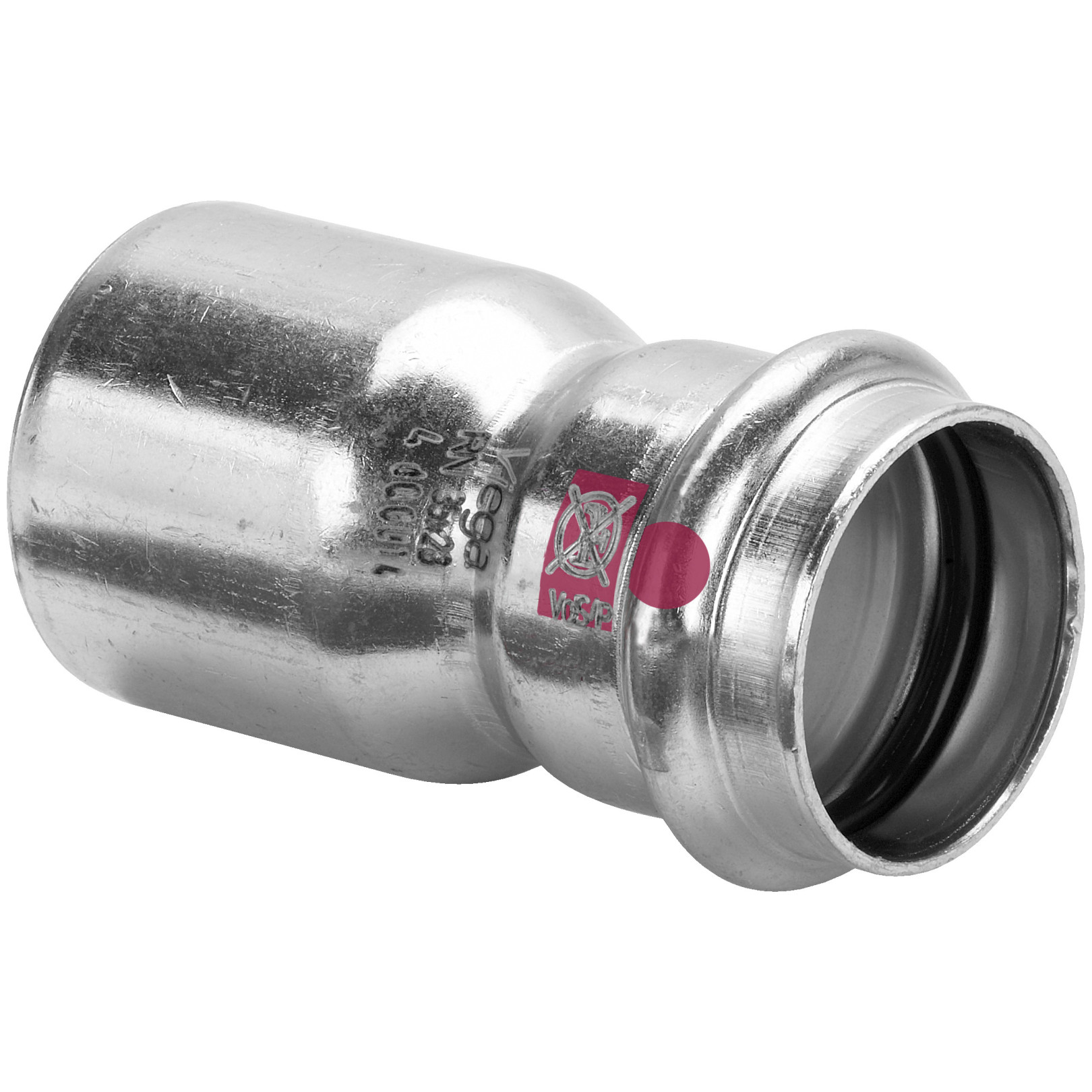 Viega Prestabo ReduzierStück 1115.1 Stahl 54x35mm SC-Contur 642792