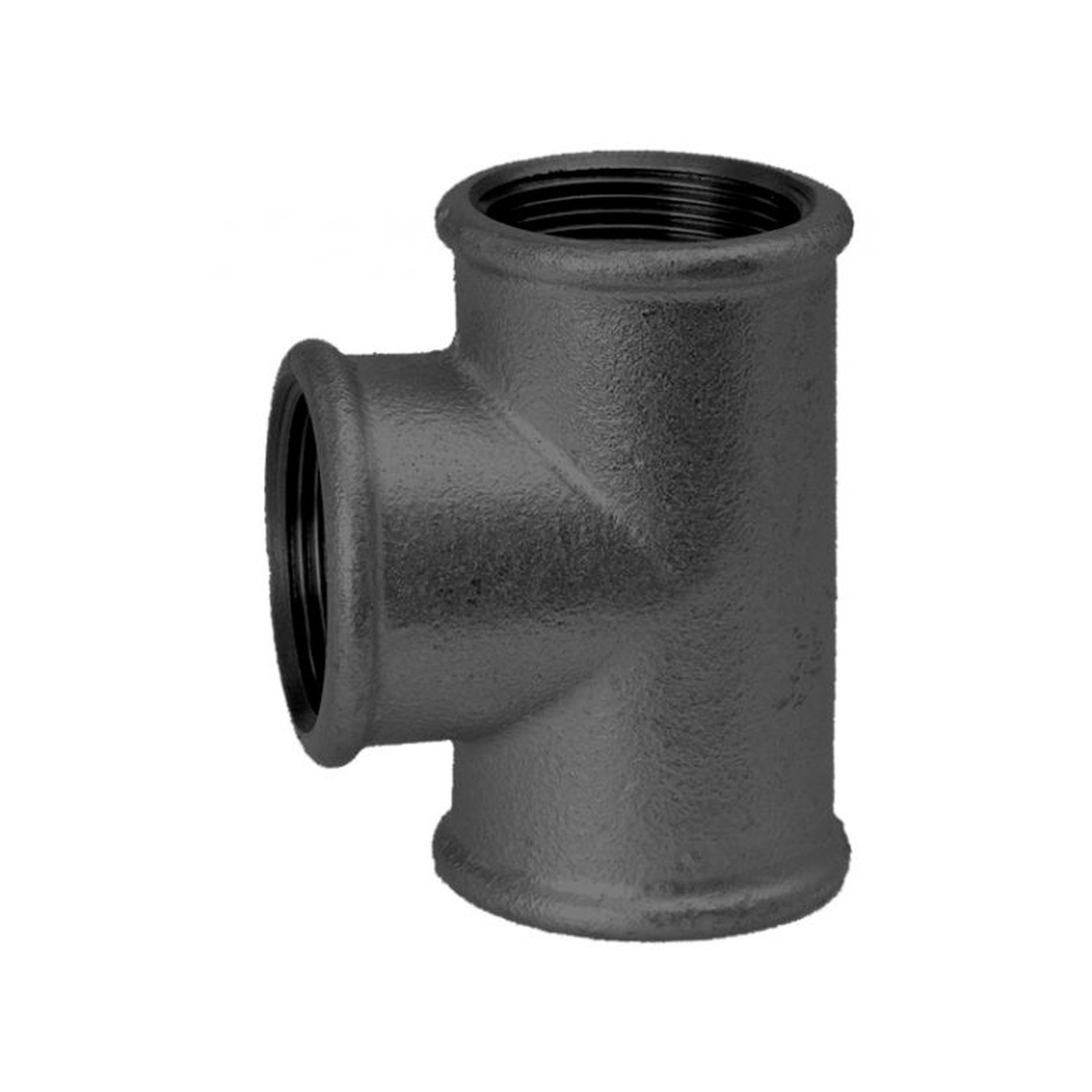 Schmidt Hermann Temperguss-T-Stueck Nr.130 2 Zoll 90 Grad schwarz 14130050