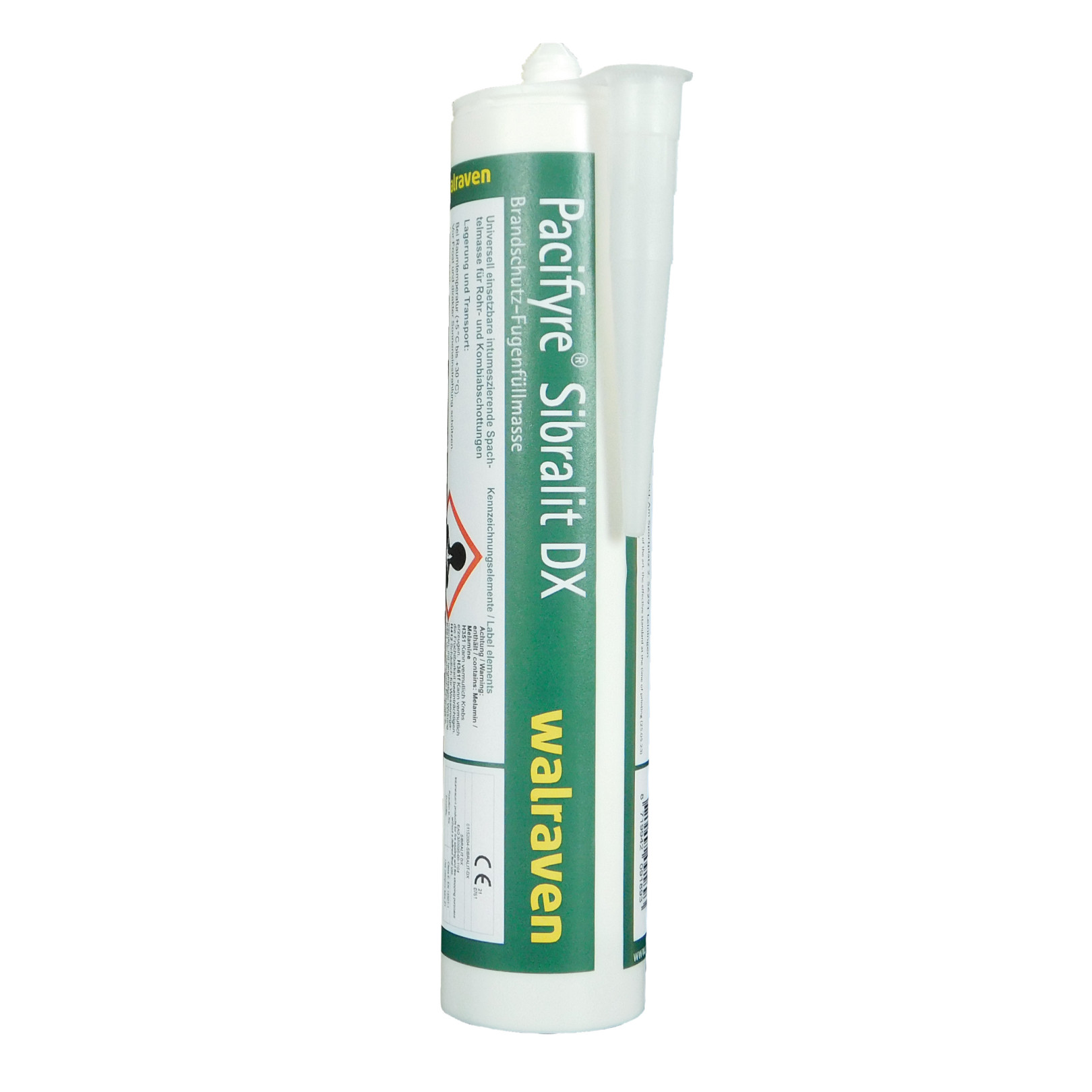 Walraven Brandschutz Fugenfüllmasse Pacifyre Sibralit DX Kartusche 310ml rauchgasdicht 2181470