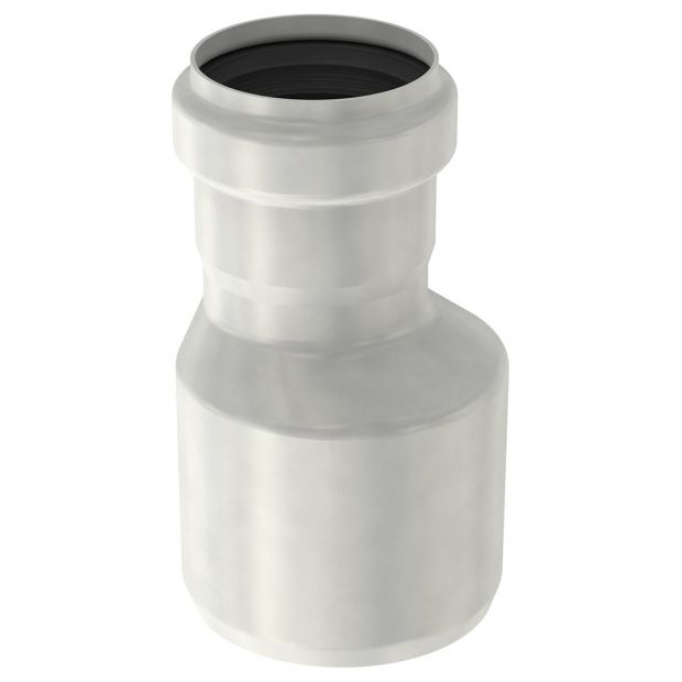 ACO Passavant ÜbergangsStück PIPE d110 x160 Edelstahl V4A exzentrisch EPDM 0174.03.16