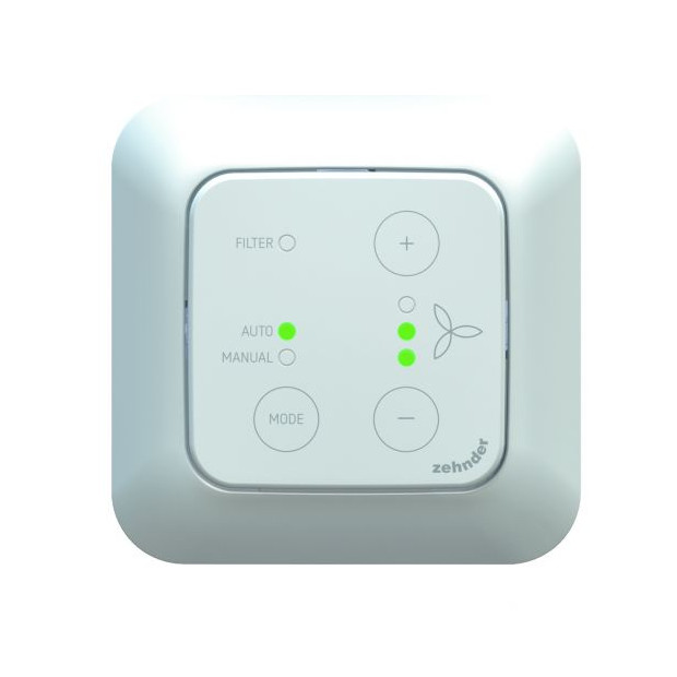 Zehnder Bedieneinheit ComfoSwitch C55 ComfoAir Q350 Q450 Q600 kabelgebunden Filterwechselanzeige 655010245