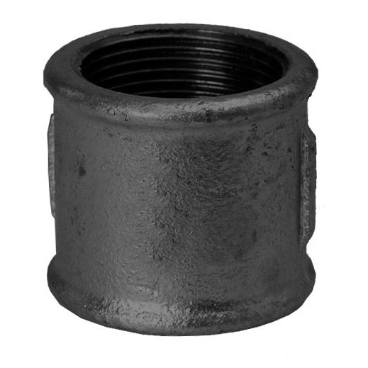 SCHMIDT HERMANN Temperguss-Muffe Nr.270 1-2 Zoll schwarz Form-Verbindungsstueck 14270015