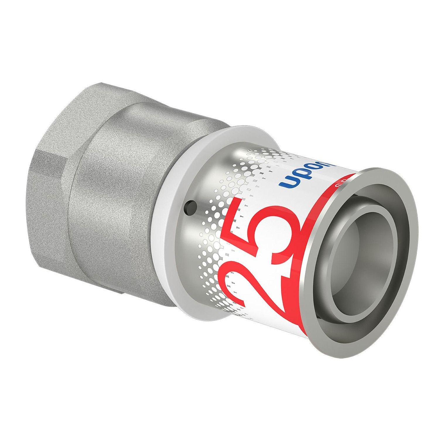 Uponor S-Press PLUS Übergangsmuffe 25mm DN20 3/4 IG Edelstahlpresshülse DVGW 1070519