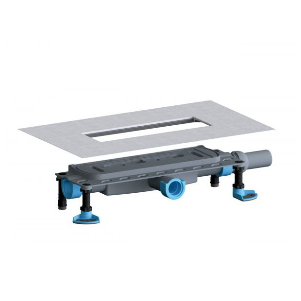 DALLMER Ablaufgehaeuse DallFlex Plan DN 40 Polypropylen Estrichverankerung 539014