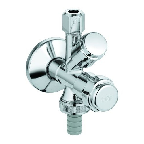 GROHE Kombi-Eckventil WAS 41073 DN15 chrom Rueckflussverhinderer Long-Life 41073000