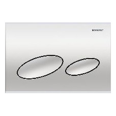 Geberit Betätigungsplatte Kappa20 2-Mengen-Spülung mattverchromt Kunststoff 21.3x14.2x1.6 cm 115228461