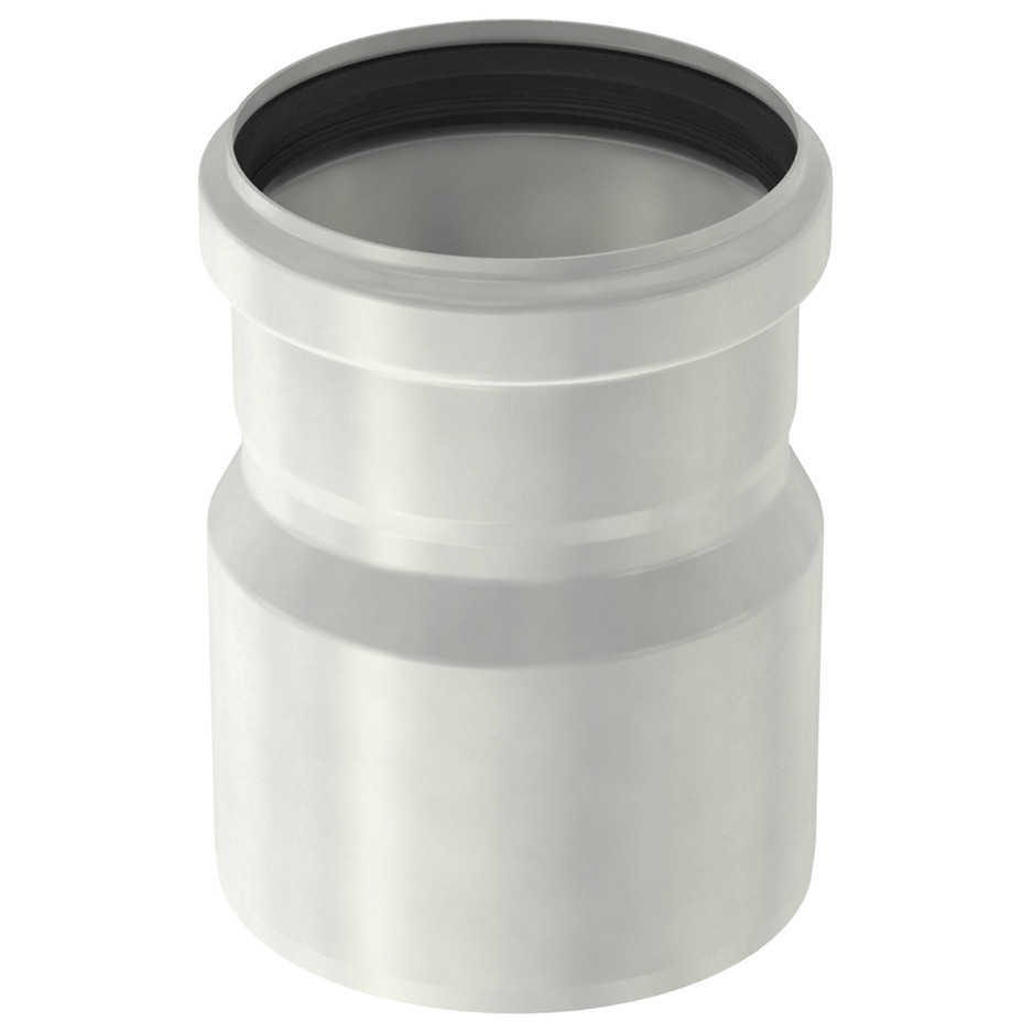 ACO Passavant OptimierungsStück PIPE d125 d110 1.4404 Steckmuffe EPDM Doppellippendichtung 0174.05.37