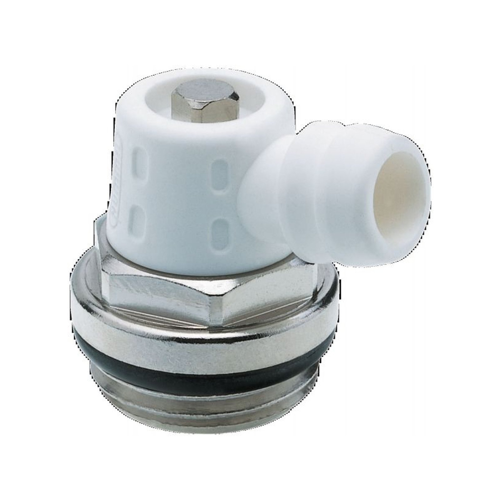 Hummel Entleerungsventil G3/8 drehbar O-Ring-Abdichtung Messing vernickelt 2540380001