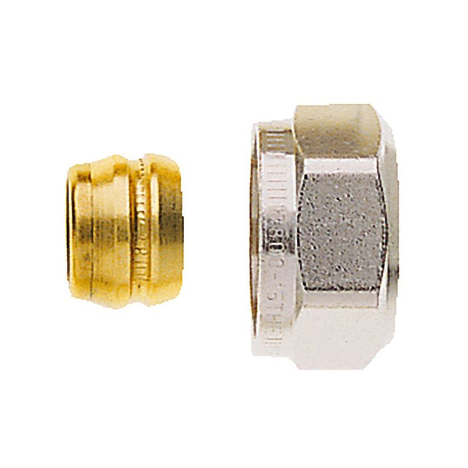 IMI Heimeier Klemmverschraubung 3800-16.351 16mm M24x1,5 vernickelt Kupfer Stahlrohr