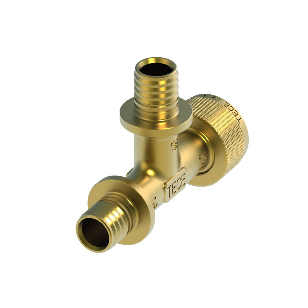 TECEflex Schnelladapter T-Stück 16x16x1-2 Zoll Siliziumbronze 708632