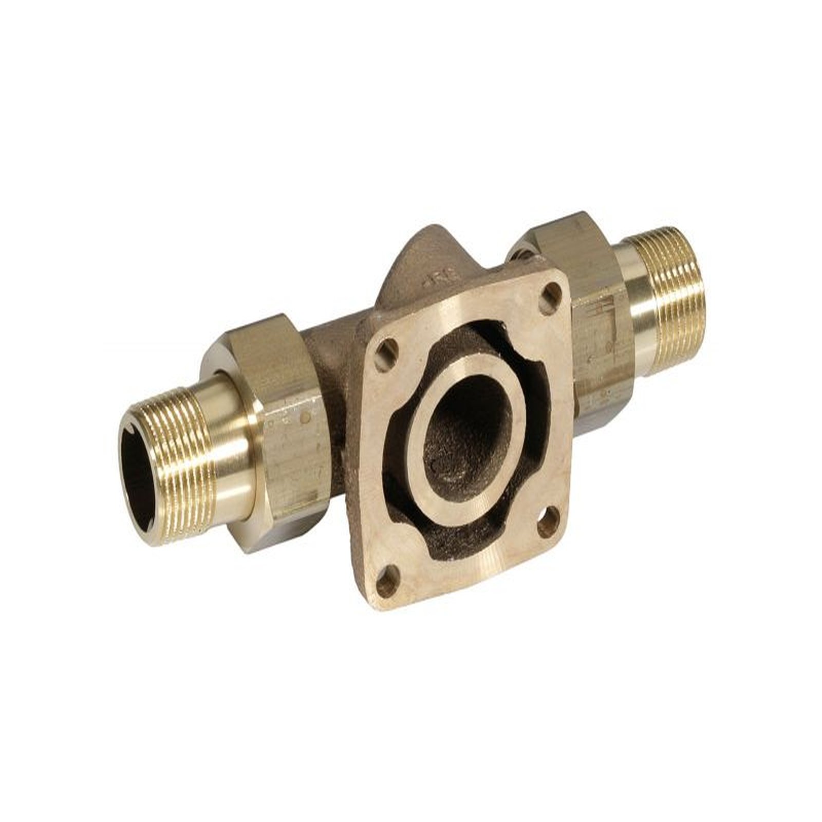 Resideo Drehbares Anschlussstück DA74C Messing DN32 1 1/4 Zoll Einbaulage beliebig DA74C-11/4A