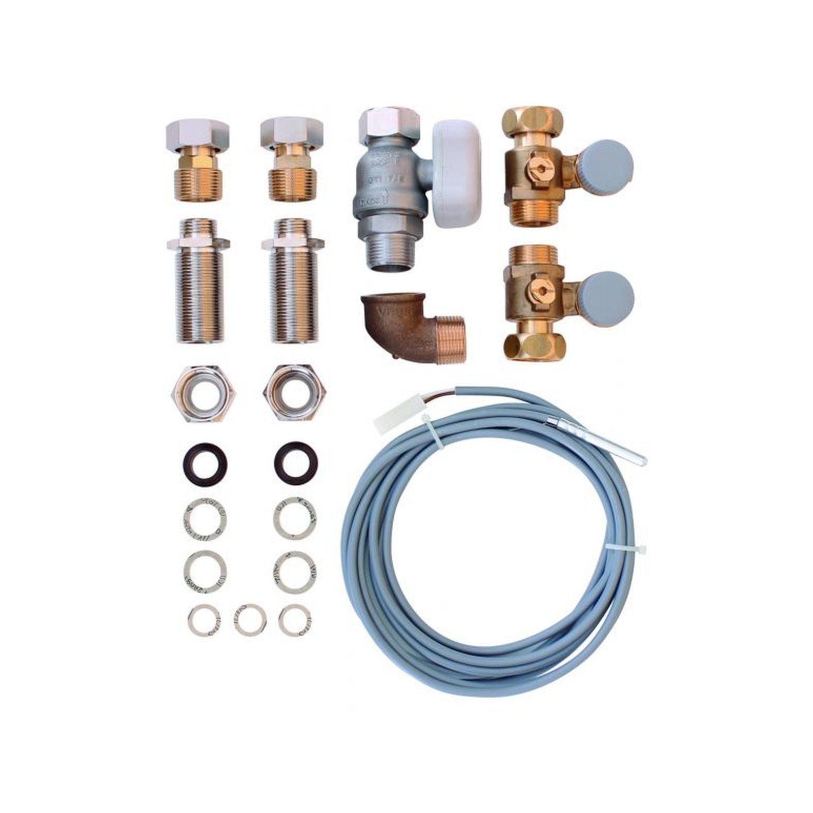 Vaillant Installationsset VC Neu-Installation Speicherfühler G 3/4 Gashahn Quetschverschraubung 0020201899