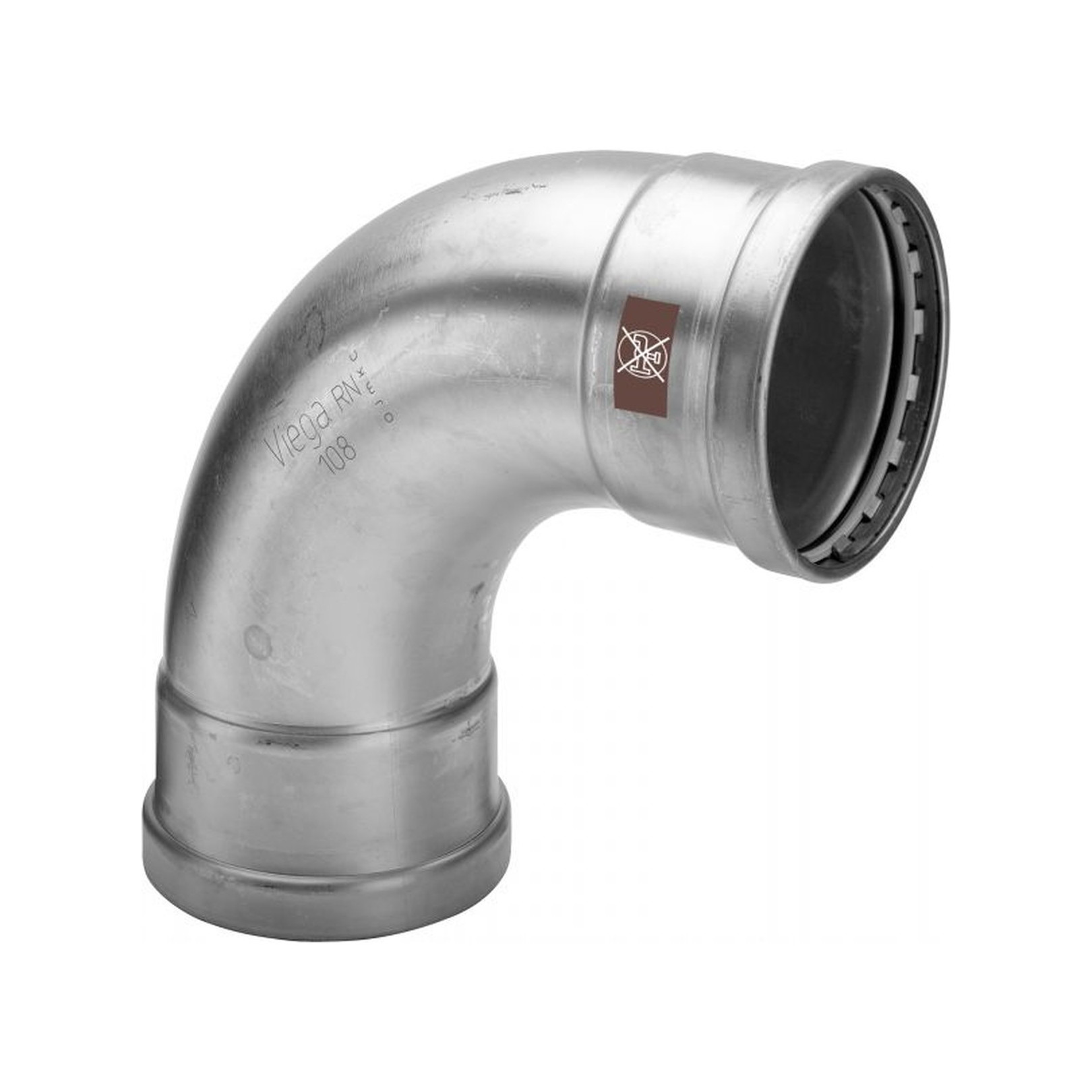 Viega Temponox XL 1716XL Bogen 108mm 90 Grad Stahl nichtrostend 808907
