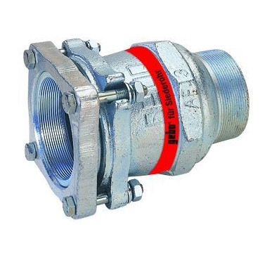 Gebo Temperguss Klemmverbinder Serie 220 Typ AF 2-1-2-Zoll 70-mm Siederohr 02.220.00.70