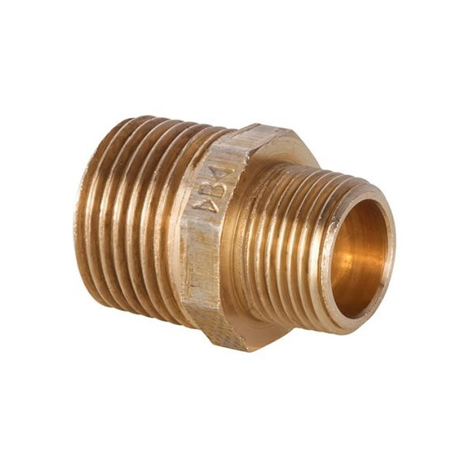 IBP Serie3000 Doppelnippel 3245 1-2-Zoll x 3-8-Zoll Rotguss Aussengewinde DIN EN 10226-1 DVGW 3245 004003000