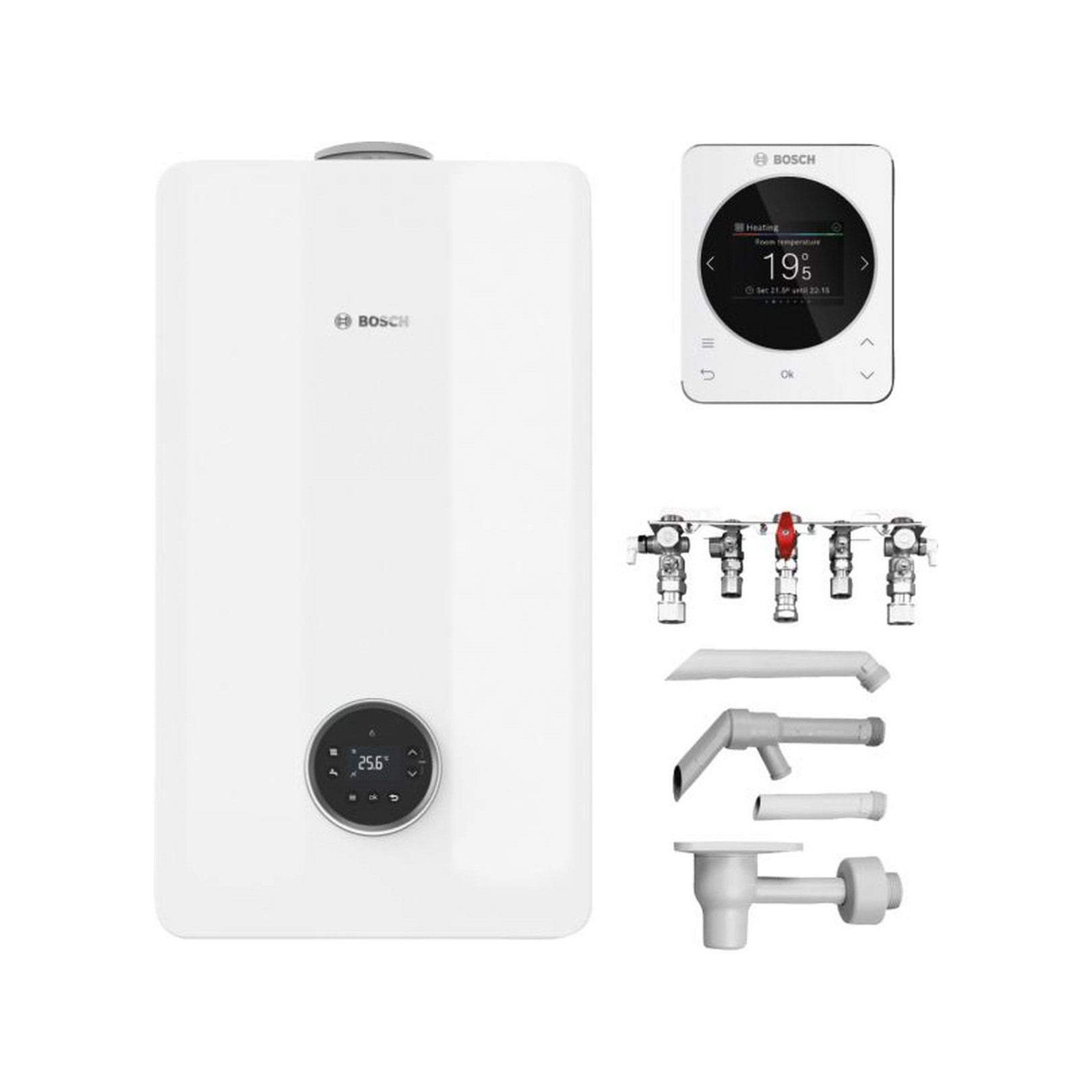 Bosch Gas-Brennwertgerät GC5300iW 20/24 C 23 Paket CR120 Zubehör 7739623269