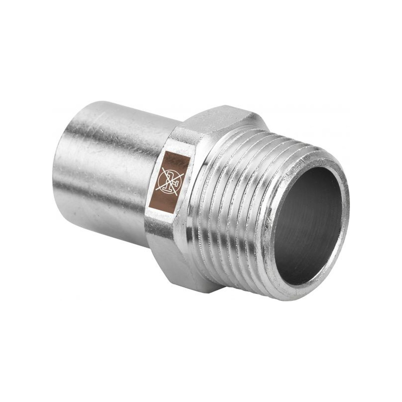 Viega Temponox Einsteckstück 1711.1 22mm R3/4 Stahl nichtrostend 812355