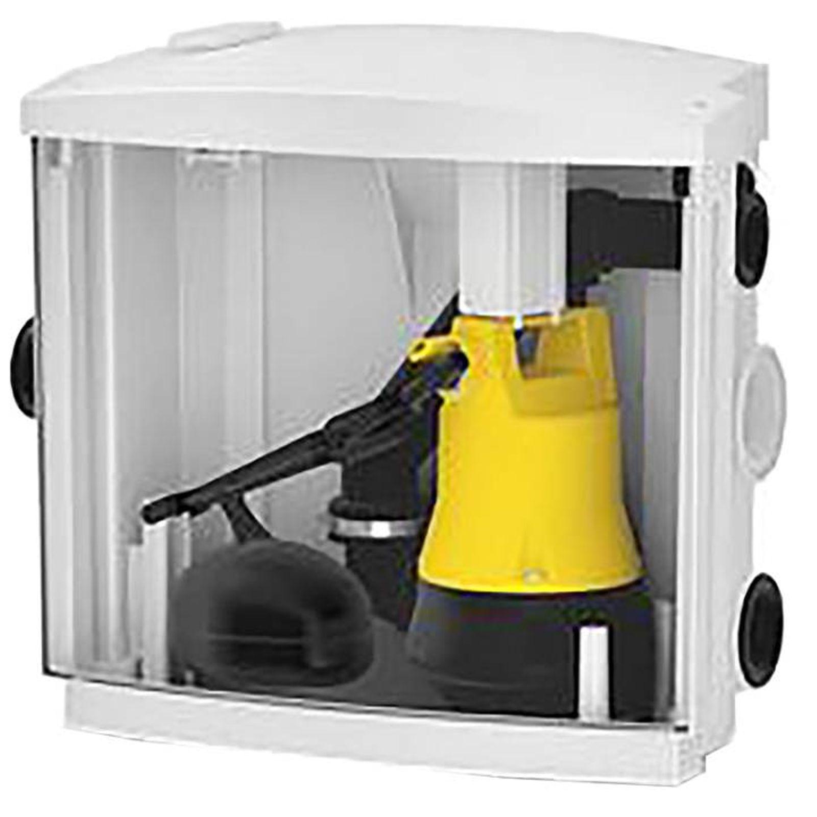 Jung Schmutzwasserhebeanlage Hebefix plus U3KS Pumpe Alarm Vorwandmontage 7 kg 19 l JP44544