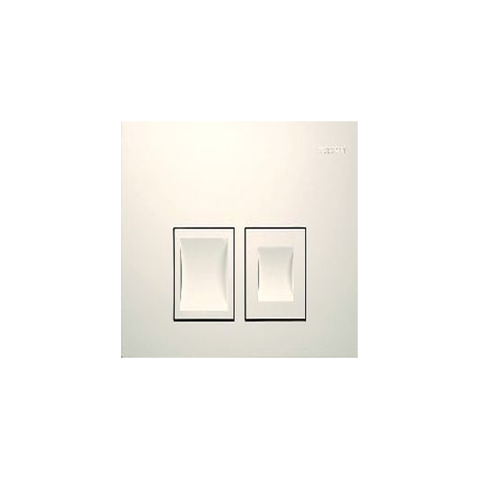 Geberit Betätigungsplatte Delta35 2-Mengen-Spülung weiß-alpin Kunststoff 115135115