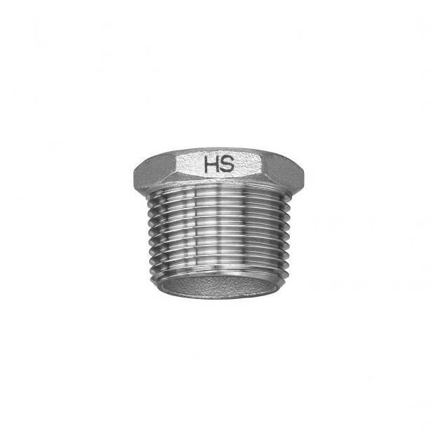 Schmidt Hermann Edelstahl Gewindefitting ReduktionsStück 1-Zoll G-3-4 V4A PN10 28241010