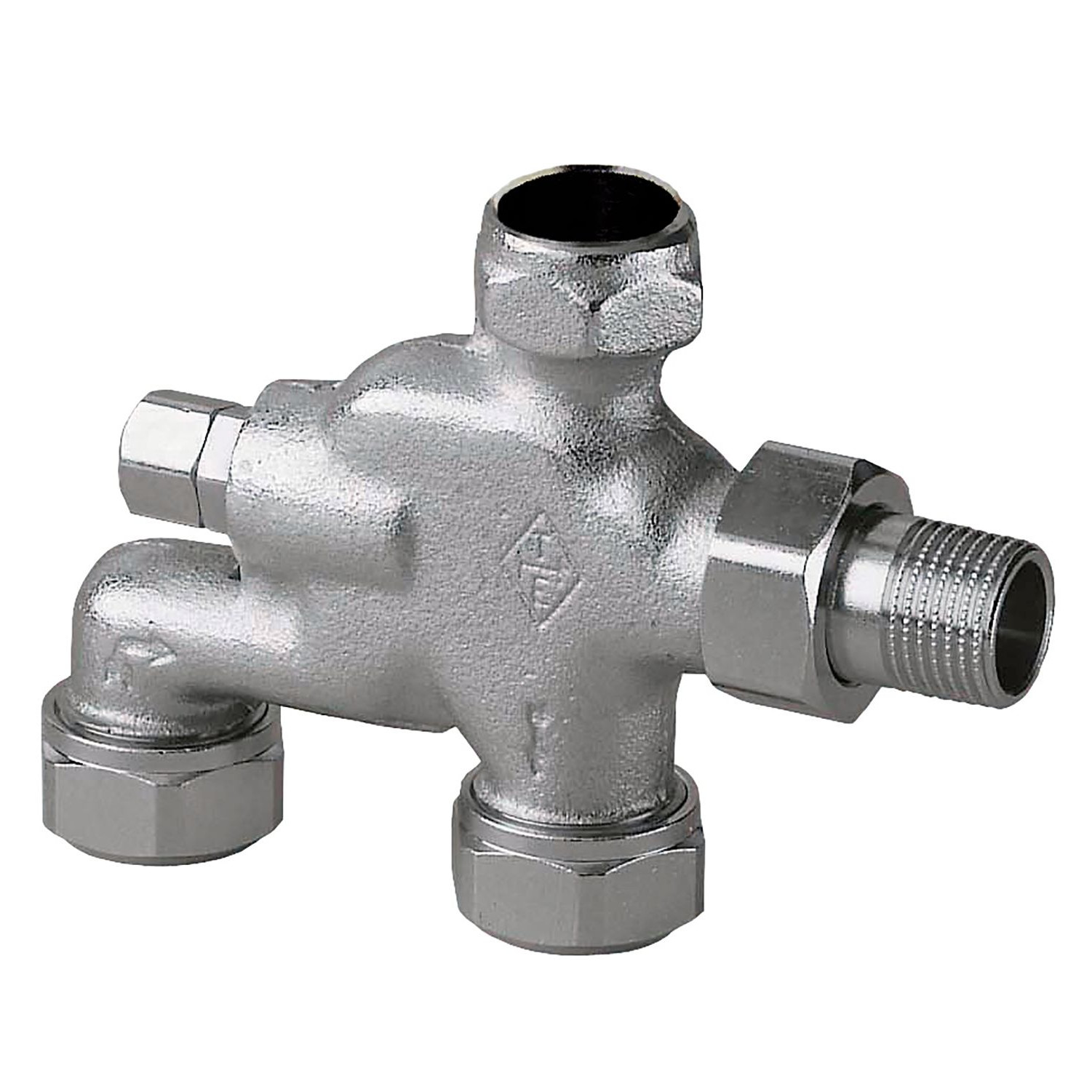 IMI Heimeier E-Z Verteiler 3891-02.000 1-2 Zoll G-3-4 AG Rotguss vernickelt Schwerkraftbremse HAN 3891-02.000