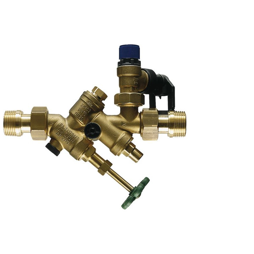 Stiebel Eltron Sicherheitsgruppe ZH 1 Warmwasser-Standspeicher 10 bar Absperrventil DN 20 Rohrunterbrecher 074370