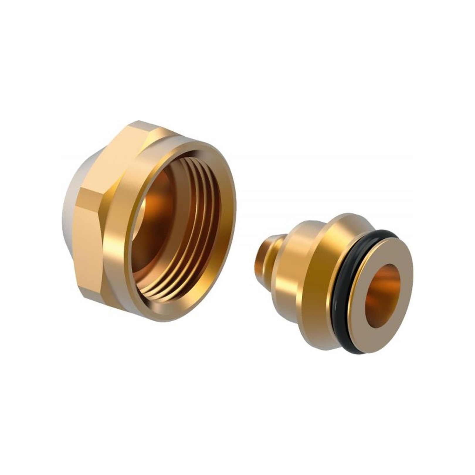 Uponor Vario Klemmringverschraubung PEX 14x2,0 G3/4FT Euro Messing 1065283