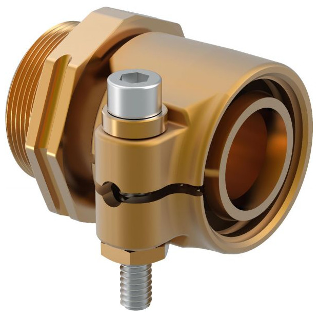 Uponor Wipex Übergangsnippel PN6 32x2,9-G1 Messing O-Ring Edelstahl Schraube 1018329