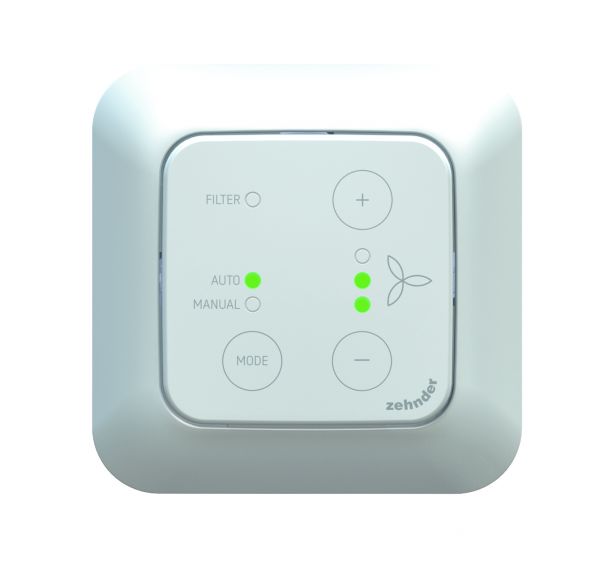 Zehnder Bedieneinheit ComfoSwitch C55 ComfoAir Q350 Q450 Q600 kabelgebunden Filterwechselanzeige 655010245