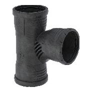 Geberit Abzweig Silent-Pro Carve 87,5 Grad 3 Muffen d110-50 SuperTube-Technologie 393546141