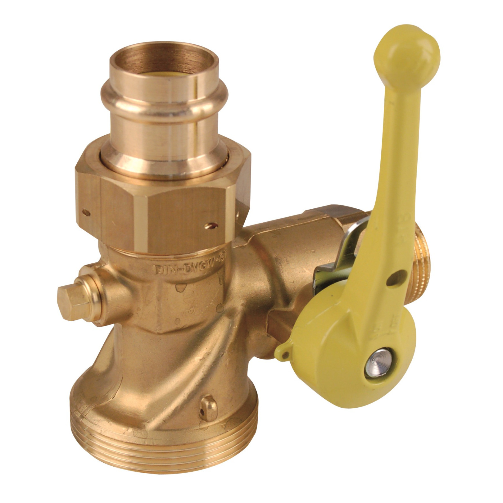 Aalberts Gas-Kugelhahn Seppelfrickeke 5220.35 DN25 Prüfschraube 0200052