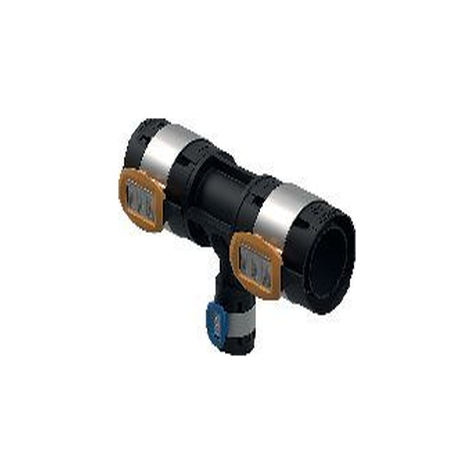 Geberit FlowFit T-Stück reduziert PPSU 50-40-50 mm Pressindikator transparent 620135001