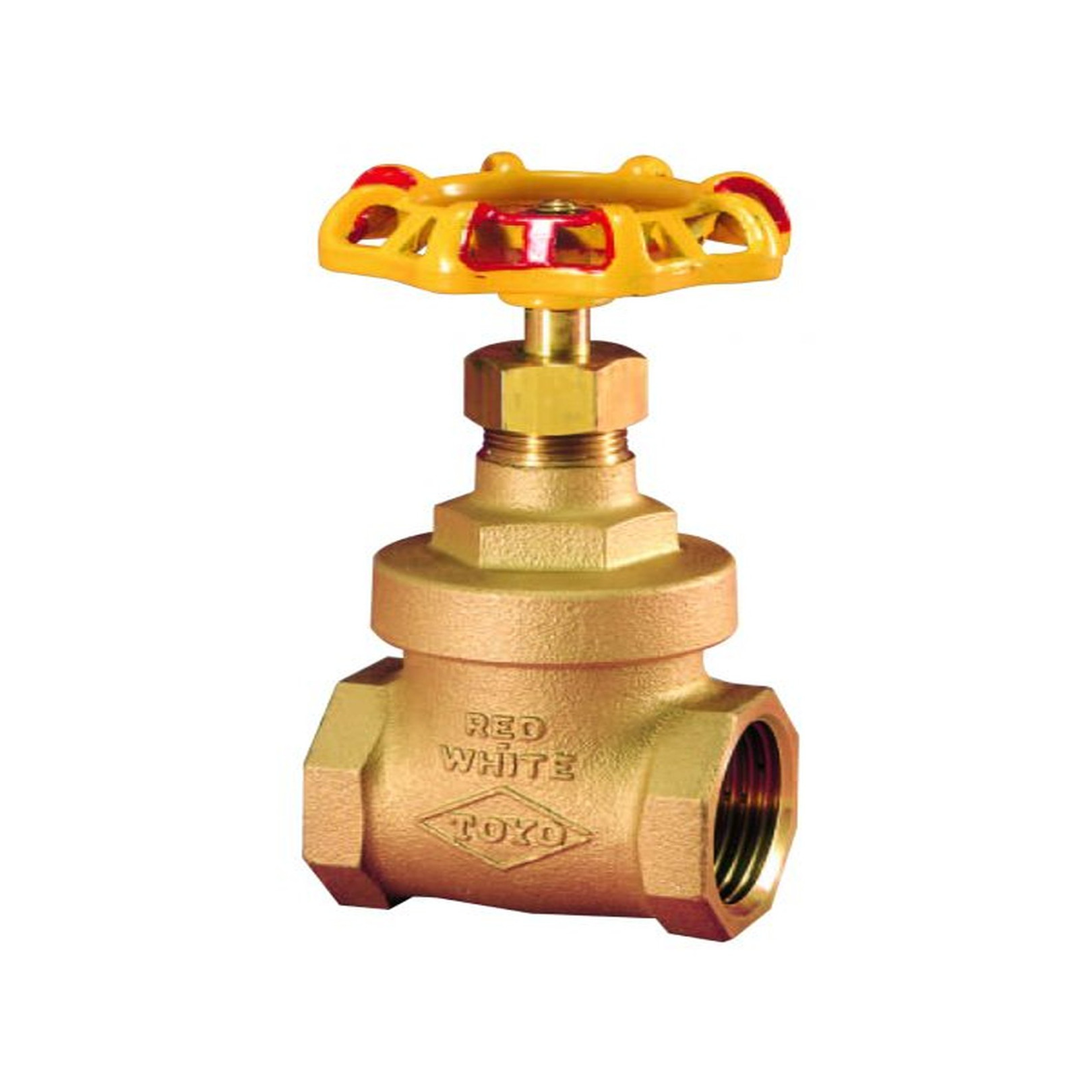 Schmidt Hermann Muffenschieber 3/4 Zoll rot-gelb 82003020