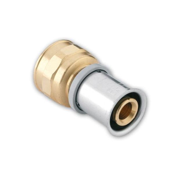 ROTH Übergangsmuffe 16mm 1-2IG Messing Stützkörper Edelstahl-Hülse 1135004342