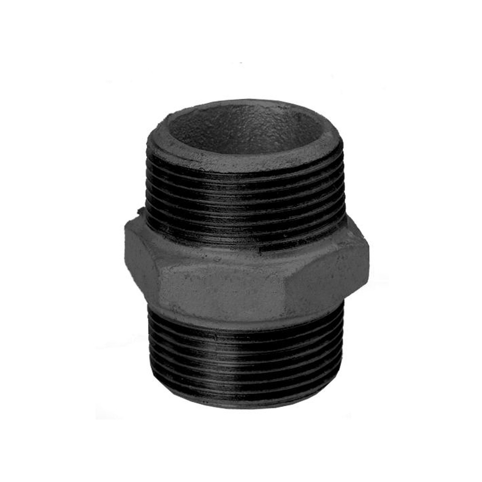 Schmidt Hermann Temperguss-Doppelnippel Nr.280 3 Zoll schwarz 14280080