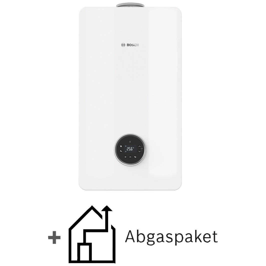 Bosch Gas-Brennwertgerät GC5300iW 14 P 23 Abgaszubehör Paket 7739623472