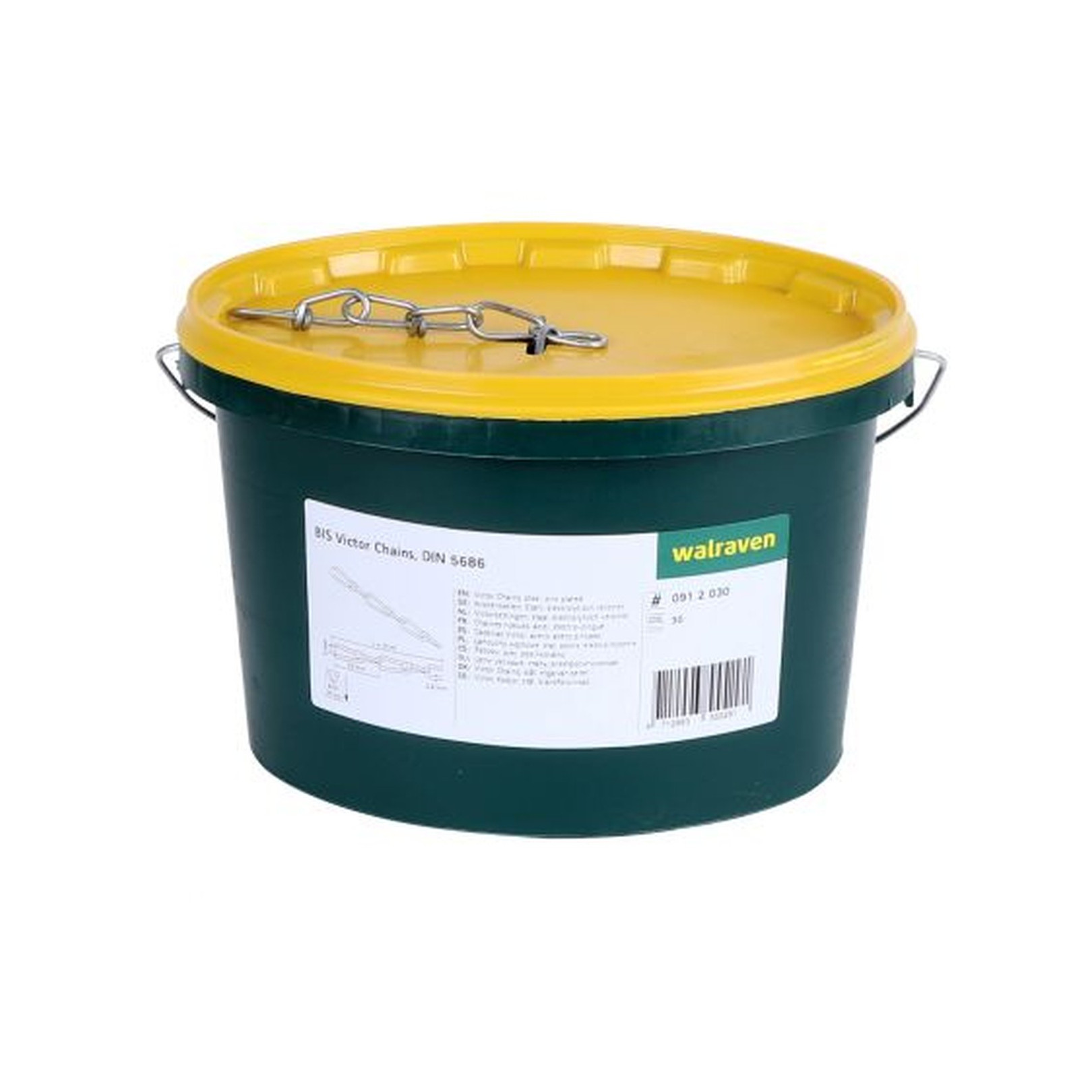 Walraven Knotenkette DIN 5686 2,8x39mm Stahl verzinkt 800N 0912030