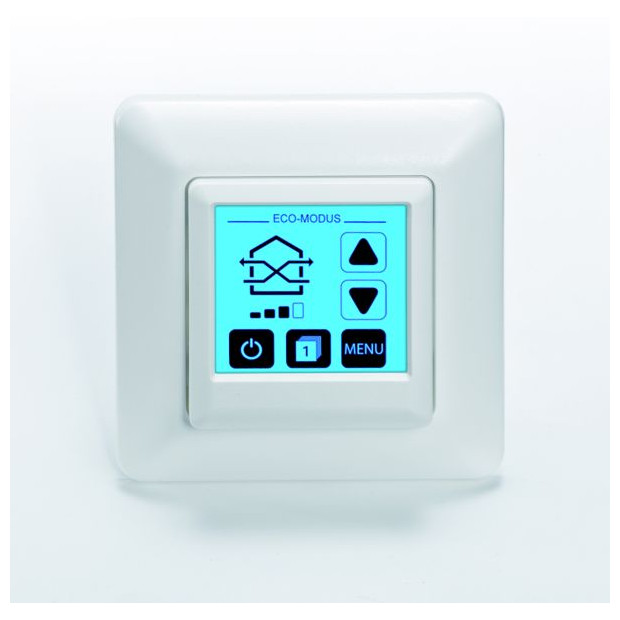 Zehnder Bedieneinheit TFT Twin40 Touchsteuerung LCD Display 4 Leistungsstufen 527006440