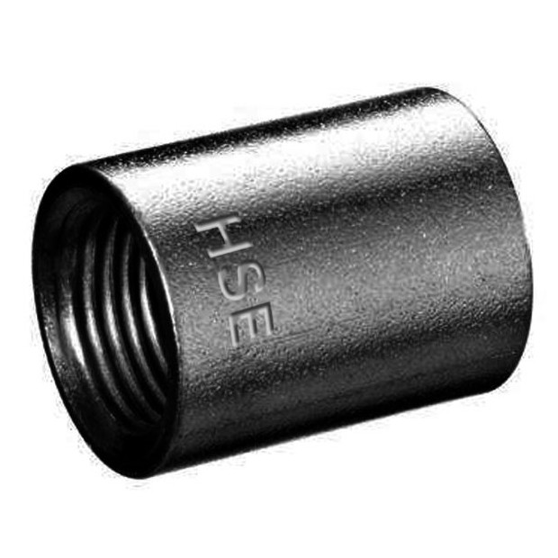 Schmidt Hermann Muffe Nr.16 1-2 Zoll DIN 2986 geschweisst schwarz Temperguss 44160015
