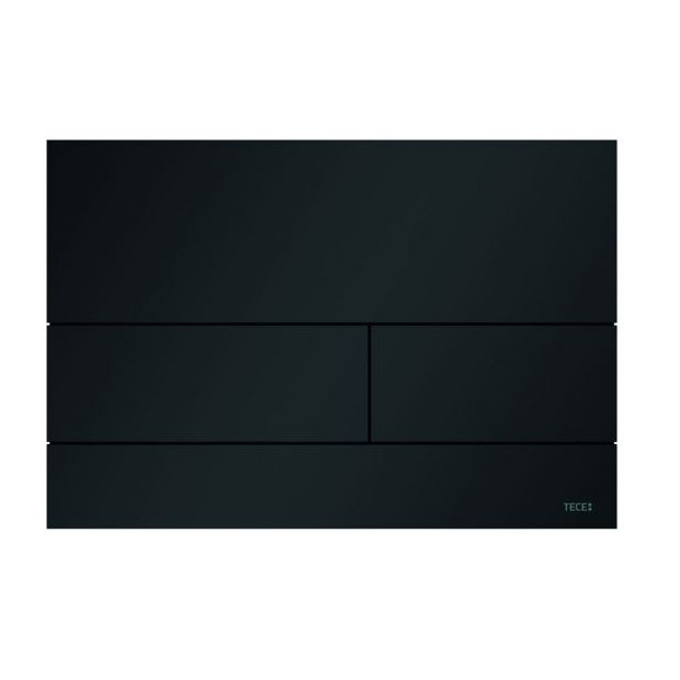 TECEsquare II Metall WC-Betätigungsplatte Zweimengentechnik Schwarz matt 9240833