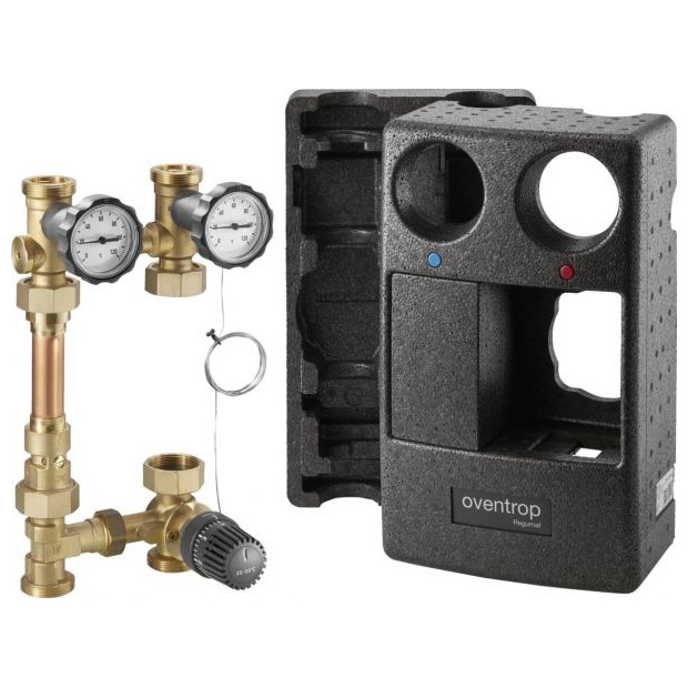 Oventrop Heizungszubehoer Station Regumat F-180 DN 25 ohne Pumpe thermostatische Temperaturregelung 1354070