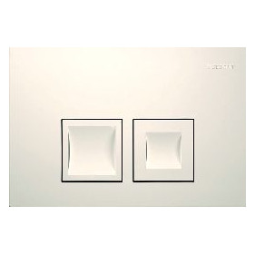 Geberit Betätigungsplatte Delta35 2-Mengen-Spülung weiß-alpin Kunststoff 115135115