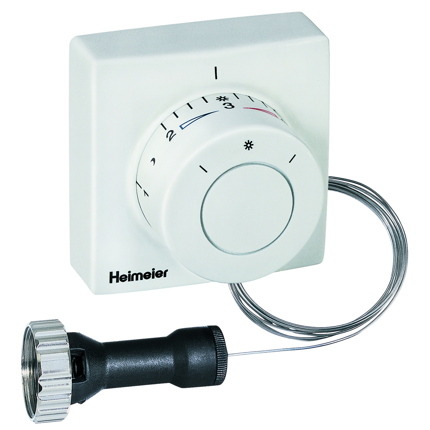 Heimeier Thermostatkopf F Ferneinsteller Kapillarrohr 5 m Temperaturbereich 6-27°C M30x1.5 2805-00.500