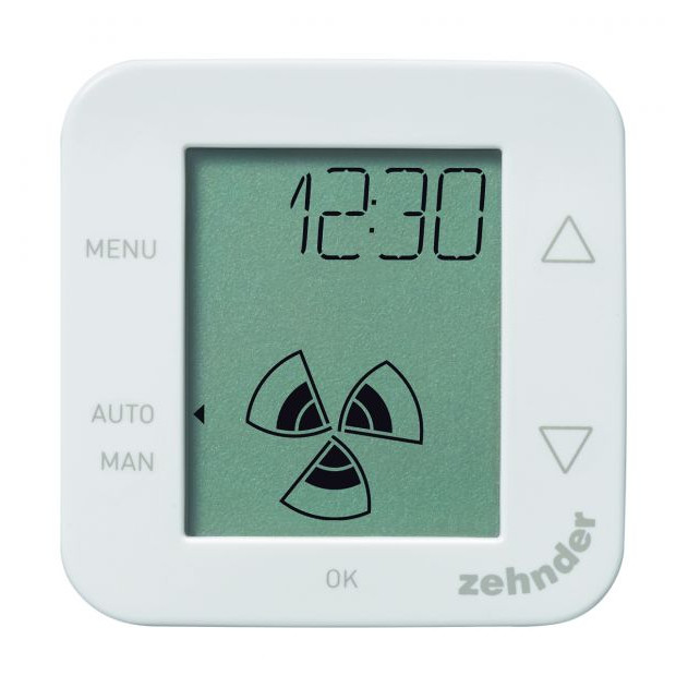 Zehnder Bedieneinheit ComfoSense 55 ComfoAir 160 180 200 225 350 550 Display 5 Tasten 655010200